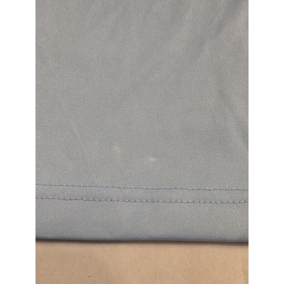 NWOT Collars & Co Men’s XL English Spread Collar Polo Shirt –Sky Blue Solid Read - Picture 7 of 8